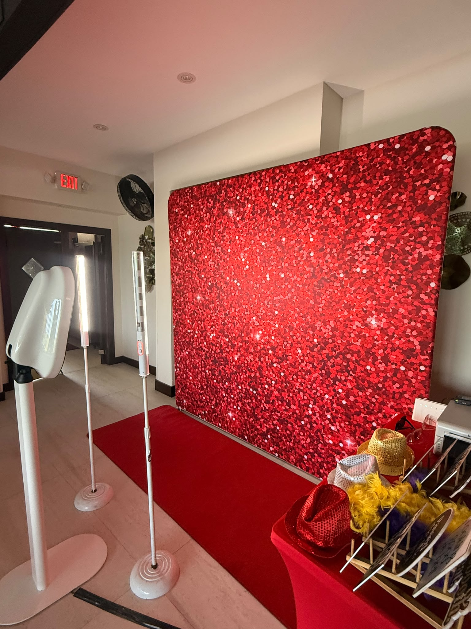 GlamBooth photo booth setup